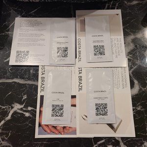 4pc Costa Brazil Samples: Face Serum & Oil, Body Oil & Cream